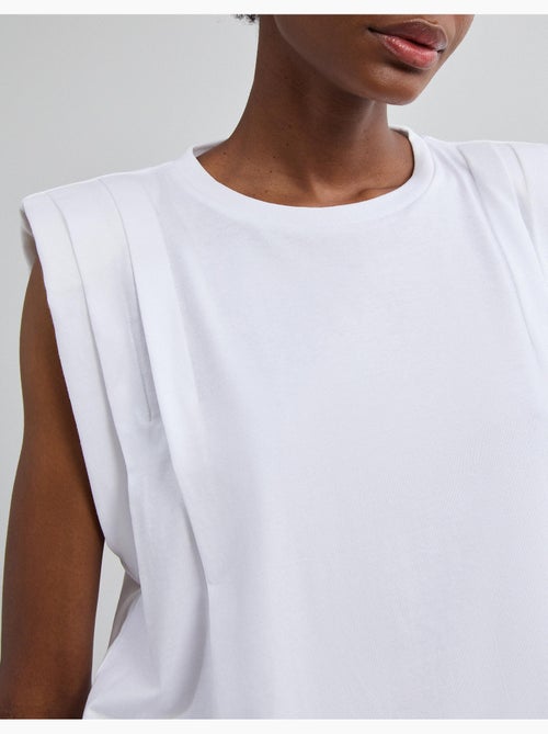 T-shirt con spalline, mo fashion - Kiabi T-shirt con spalline, mo fashion - Kiabi