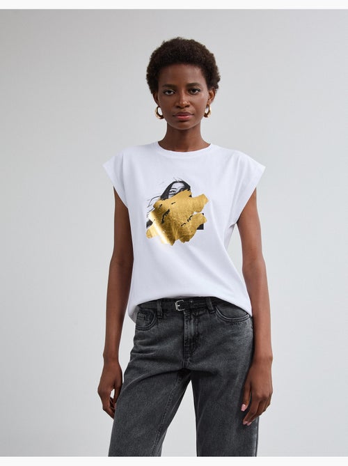 T-shirt con stampa a stagno, mo fashion - Kiabi