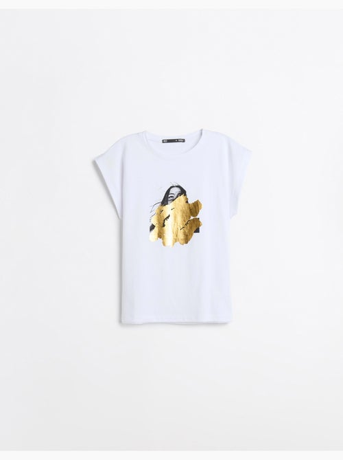T-shirt con stampa a stagno, mo fashion - Kiabi