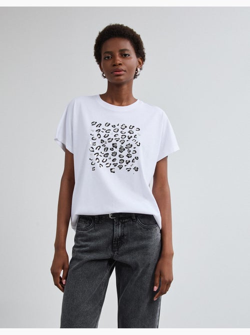 T-shirt con stampa a stagno, mo fashion - Kiabi