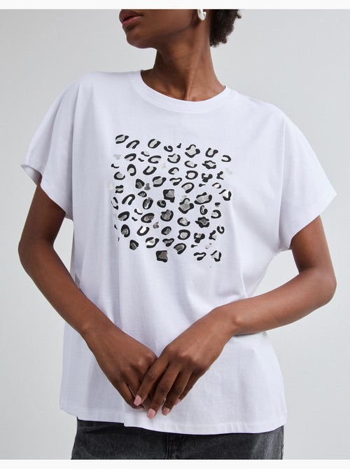 T-shirt con stampa a stagno, mo fashion - Kiabi