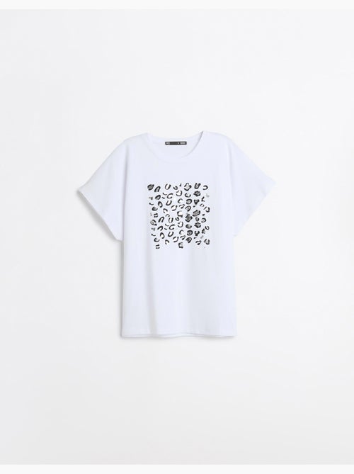 T-shirt con stampa a stagno, mo fashion - Kiabi