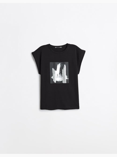 T-shirt con stampa a stagno, mo fashion - Kiabi