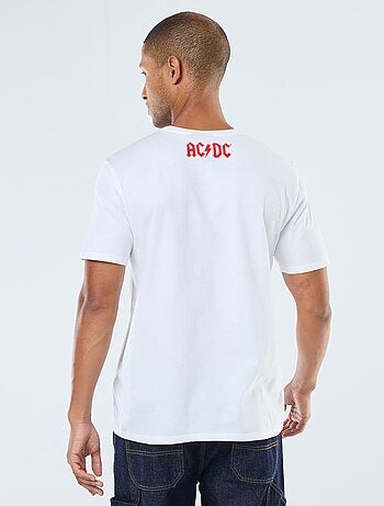 T-shirt con stampa 'AC/DC' a maniche corte