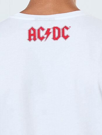 T-shirt con stampa 'AC/DC' a maniche corte