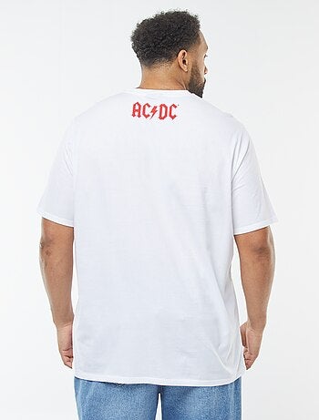T-shirt con stampa 'AC/DC' a maniche corte