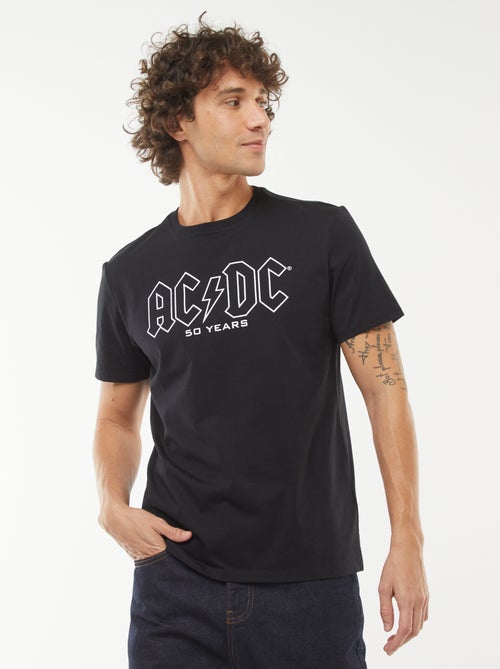 T-shirt con stampa 'AC/DC' a maniche corte - Kiabi