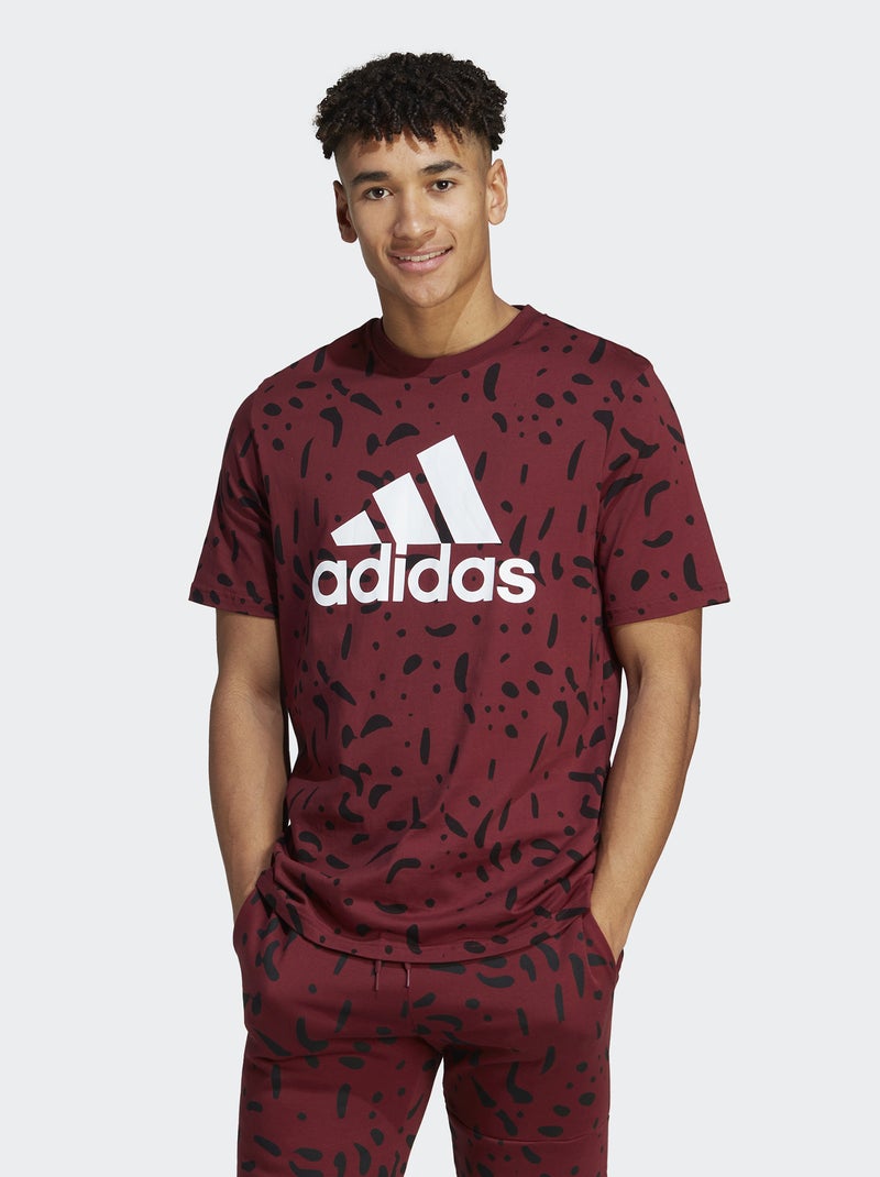 T-shirt con stampa  'Adidas' ROSSO - Kiabi