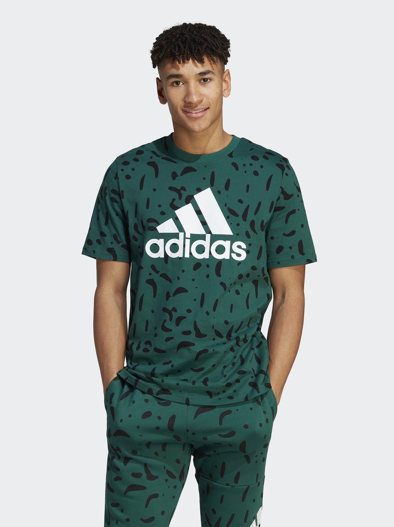 T-shirt con stampa  'Adidas' VERDE - Kiabi