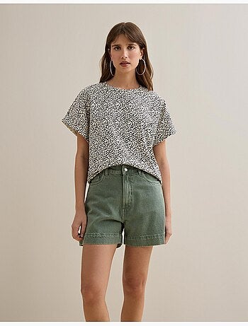 T-shirt con stampa animale, MO Fashion