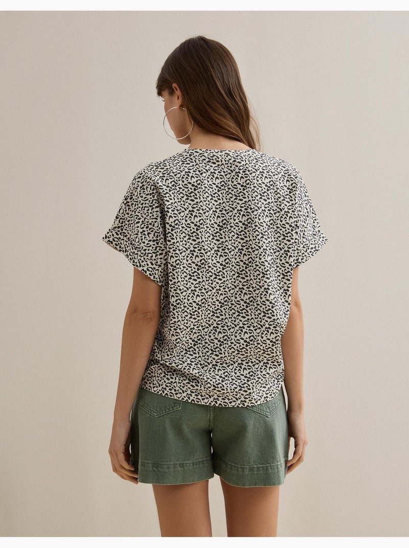 T-shirt con stampa animale, MO Fashion Nero - Kiabi