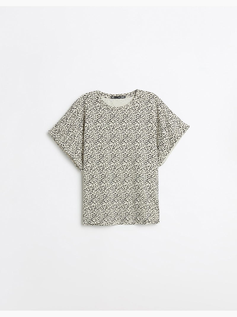 T-shirt con stampa animale, MO Fashion Nero - Kiabi