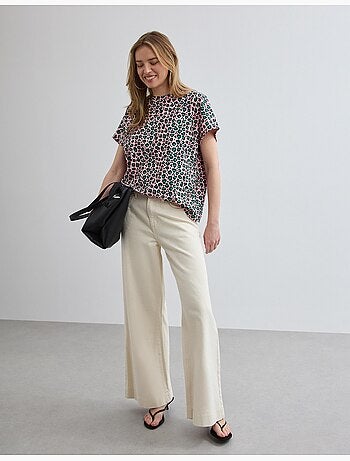 T-shirt con stampa animale, MO Fashion