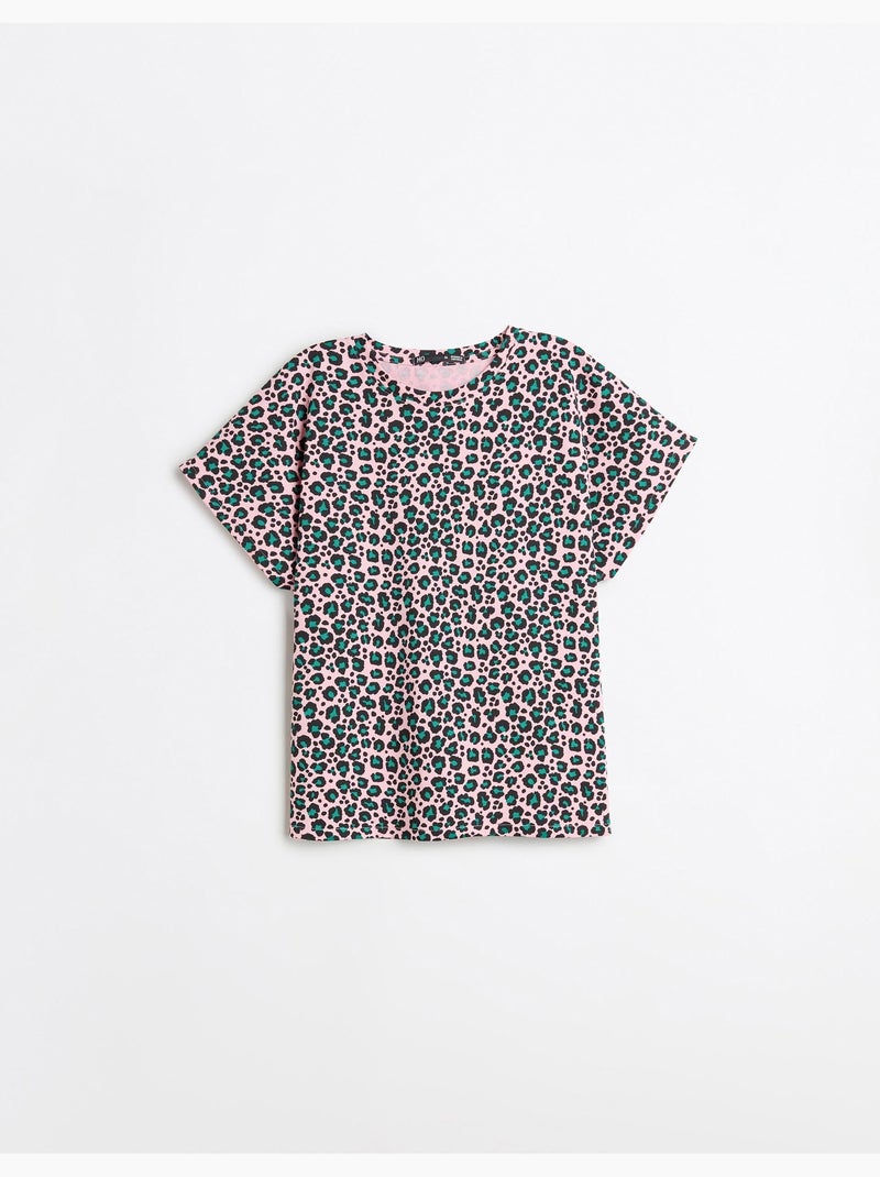 T-shirt con stampa animale, MO Fashion Rosa - Kiabi