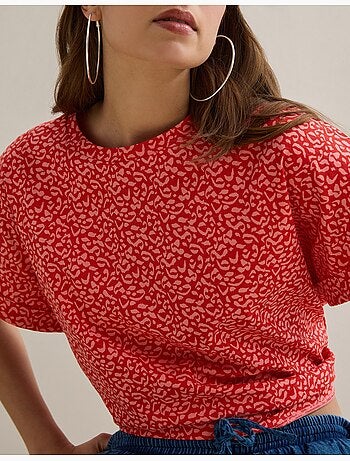 T-shirt con stampa animale, MO Fashion