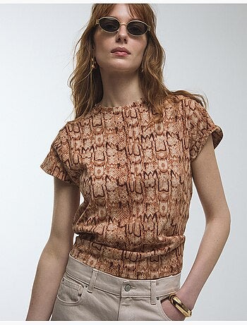 T-shirt con stampa animale, MO Fashion