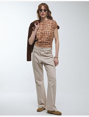 T-shirt con stampa animale, MO Fashion