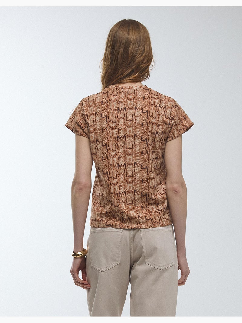 T-shirt con stampa animale, MO Fashion Viola - Kiabi