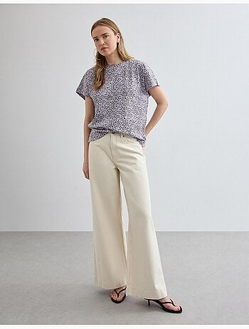 T-shirt con stampa animale, MO Fashion