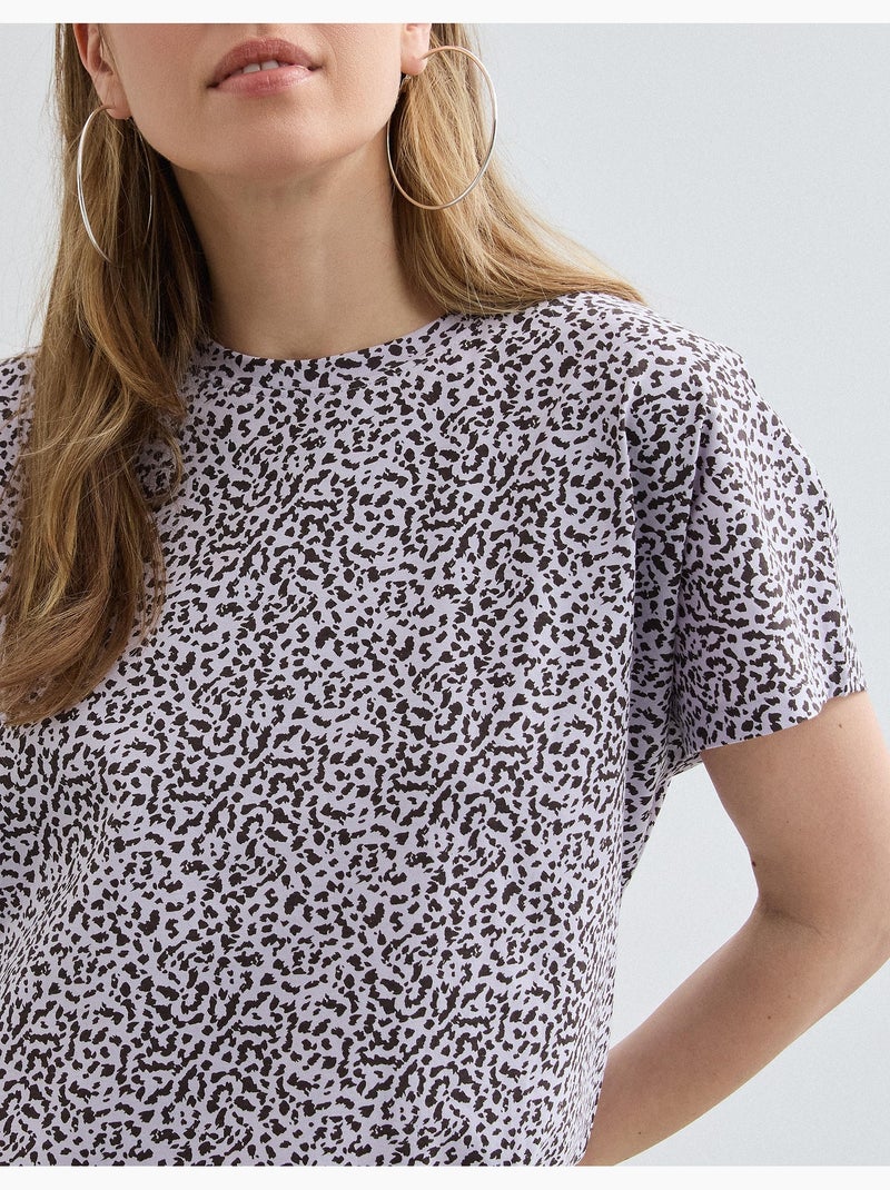 T-shirt con stampa animale, MO Fashion Viola - Kiabi