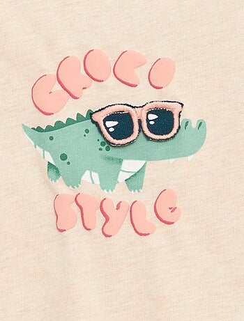 T-shirt con stampa animata
