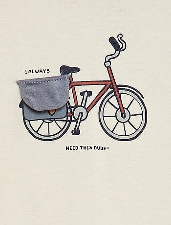 T-shirt con stampa animata