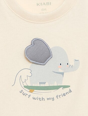 T-shirt con stampa animata