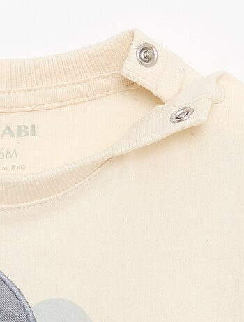 T-shirt con stampa animata