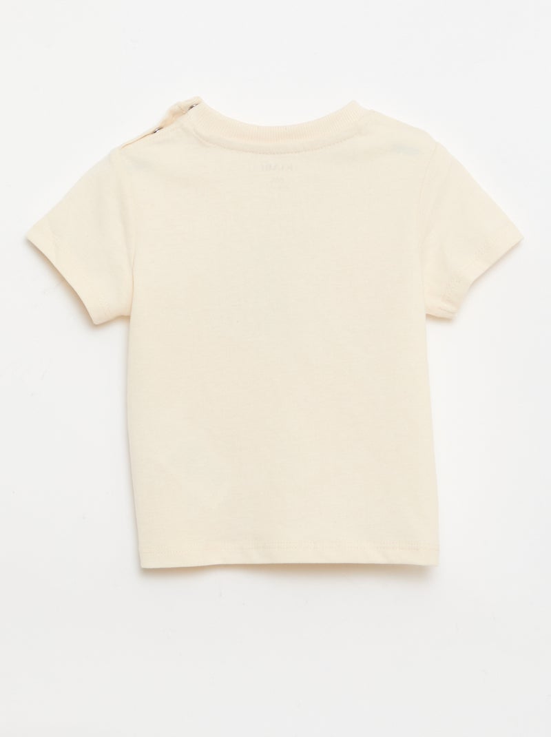 T-shirt con stampa animata Bianco - Kiabi