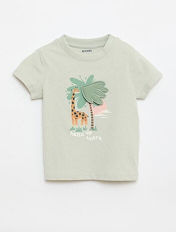 T-shirt con stampa animata