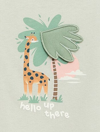 T-shirt con stampa animata