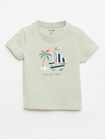 T-shirt con stampa animata
