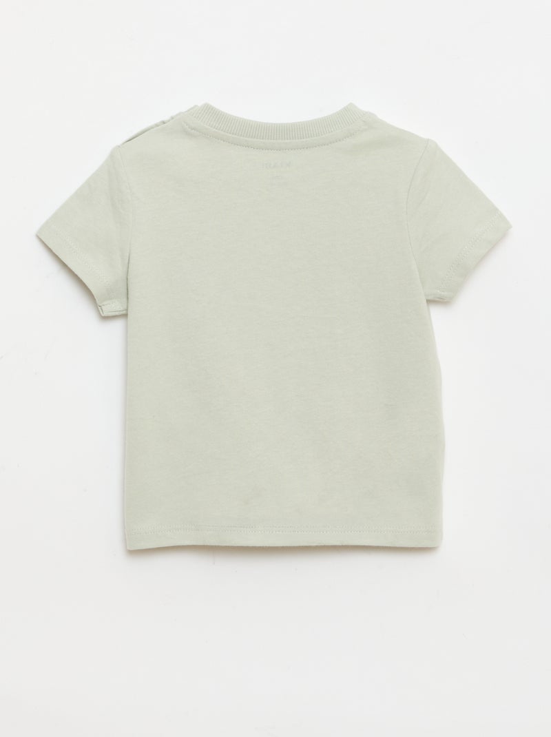 T-shirt con stampa animata Verde - Kiabi