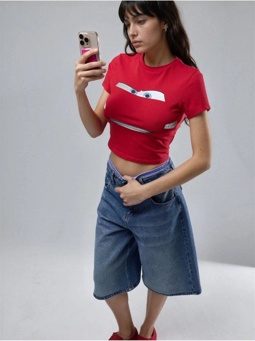 T-shirt con stampa auto a maniche corte hiccup - Kiabi T-shirt con stampa auto a maniche corte hiccup - Kiabi