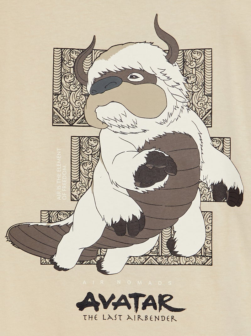 T-shirt con stampa 'Avatar l'ultimo dominatore' BEIGE - Kiabi