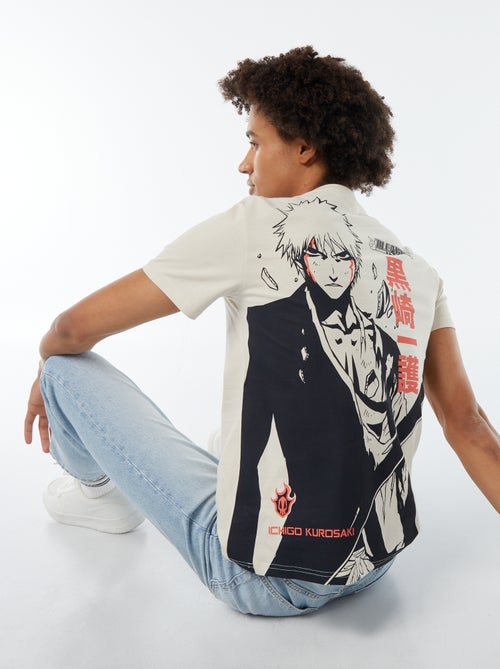 T-shirt con stampa 'Bleach' a maniche corte - Kiabi
