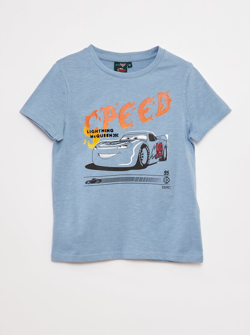 T-shirt con stampa 'Cars' loose fit Blu - Kiabi
