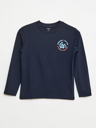 T-shirt con stampa compleanno