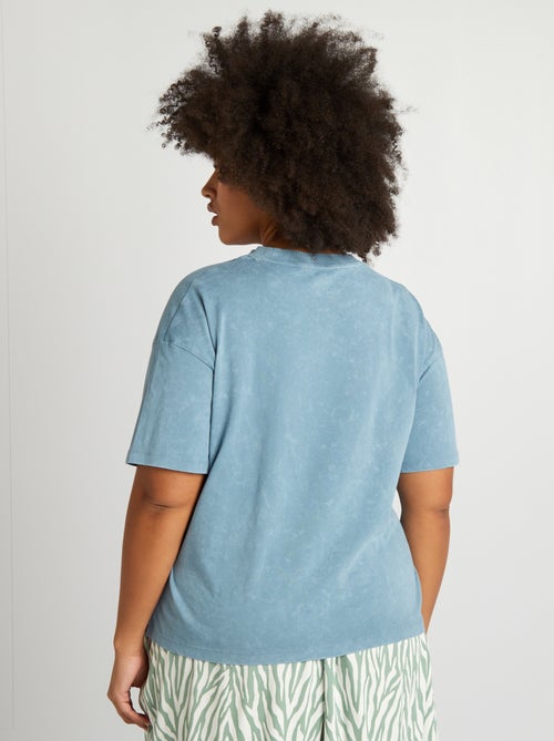 T-shirt con stampa conchiglie - Kiabi
