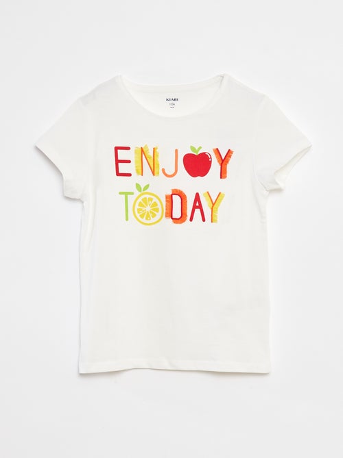 T-shirt con stampa decorata - Kiabi