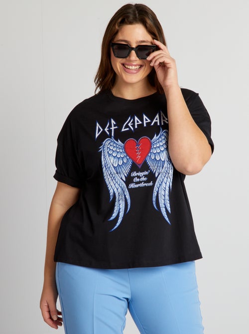 T-shirt con stampa 'Def Leppard' - Kiabi