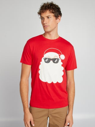 T-shirt con stampa di Natale