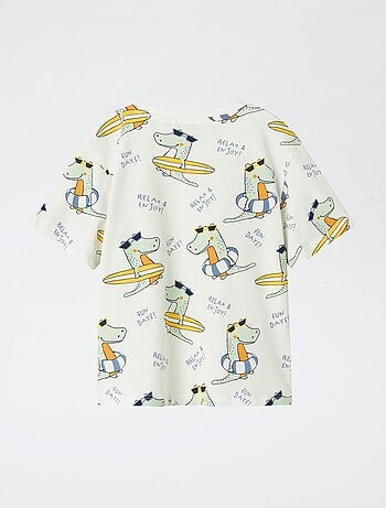 T-shirt con stampa dinosauro 'Guppy'
