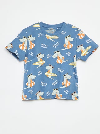 T-shirt con stampa dinosauro 'Guppy'