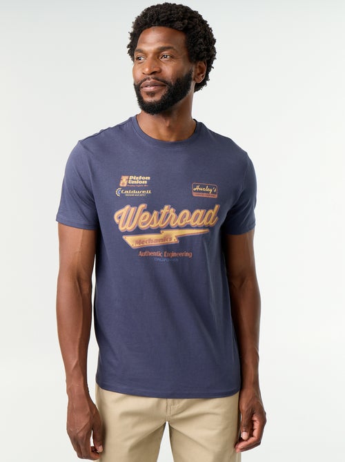 T-shirt con stampa fantasia a maniche corte - Kiabi T-shirt con stampa fantasia a maniche corte - Kiabi