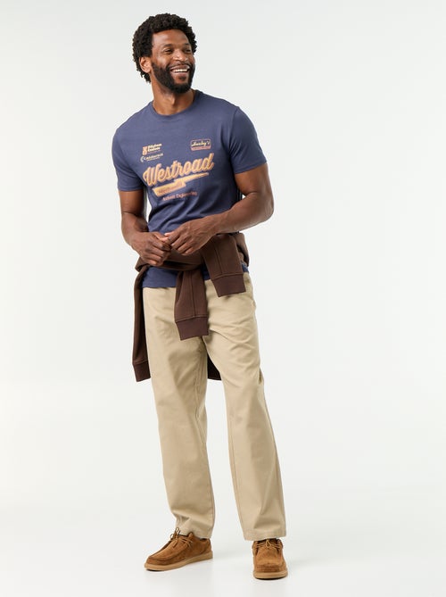 T-shirt con stampa fantasia a maniche corte - Kiabi T-shirt con stampa fantasia a maniche corte - Kiabi