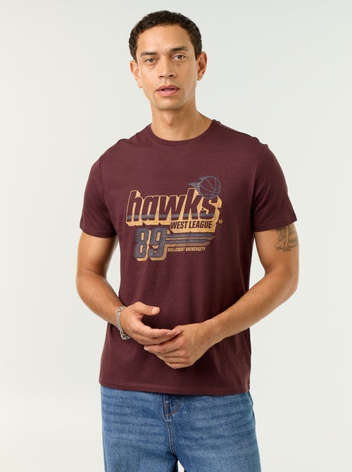 T-shirt con stampa fantasia a maniche corte - Kiabi T-shirt con stampa fantasia a maniche corte - Kiabi