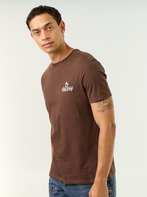 T-shirt con stampa fantasia a maniche corte - Kiabi T-shirt con stampa fantasia a maniche corte - Kiabi