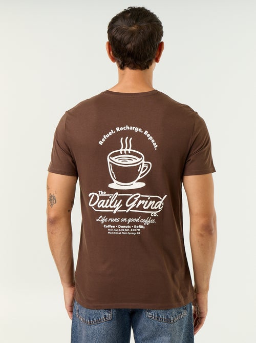 T-shirt con stampa fantasia a maniche corte - Kiabi T-shirt con stampa fantasia a maniche corte - Kiabi