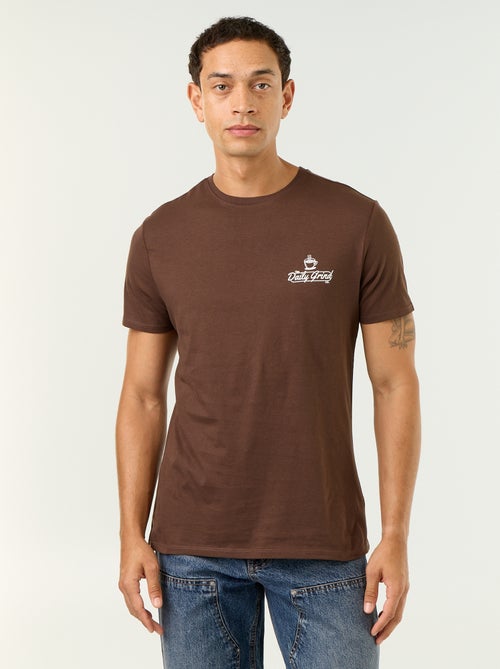 T-shirt con stampa fantasia a maniche corte - Kiabi T-shirt con stampa fantasia a maniche corte - Kiabi